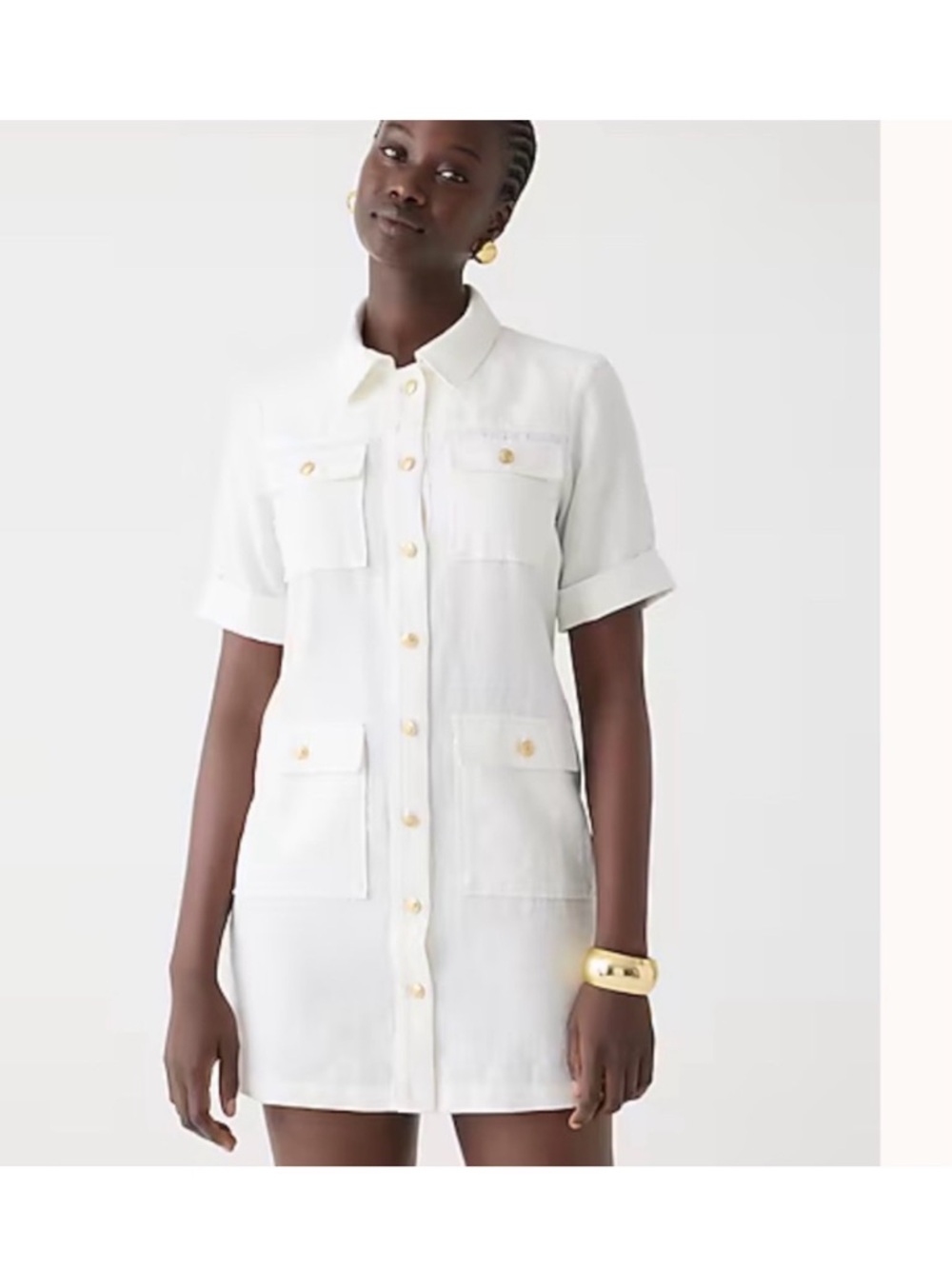 J. Crew Gamine linen shirtdress